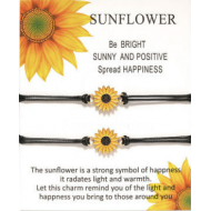 Armbandjes Zonnebloem 2stuks