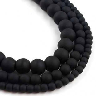 Kralen Hematiet 6mm Zwart