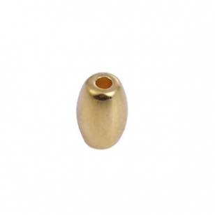 Kralen Verguld 6x4mm 50 stuks