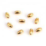 Kralen Verguld 6x4mm 50 stuks