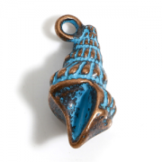 Bedel Patina Schelp 21x10mm