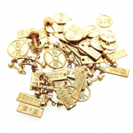 Partij Bedeltjes Sport Goud 60x