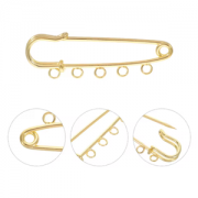 Veiligheids Broche Goud 8cm