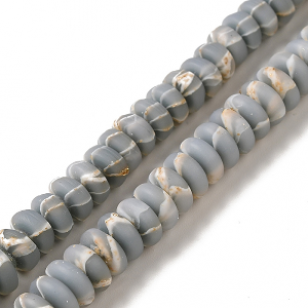 Kralen Polymeer GoudFolie Grijs