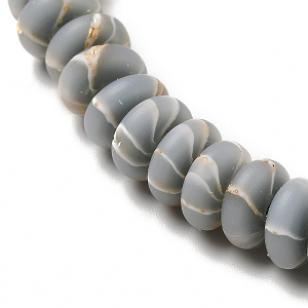 Kralen Polymeer GoudFolie Grijs