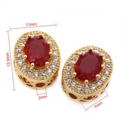 Kraal 18K Zirkonia Rood