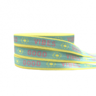 Elastisch lint Good Vibes 15mm