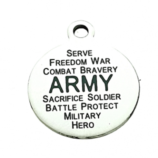 Bedel Rvs Army 20x24mm