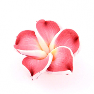 Fimo Kraal Bloem 15mm Rood