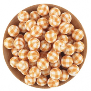 Kraal Siliconen Ruit Oranje