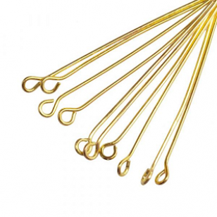 Kettelstiften Goud 3mm 50x