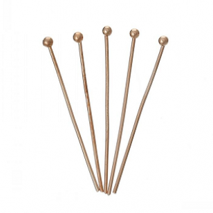 Nietstiften Koper Bol 4.5cm 20x