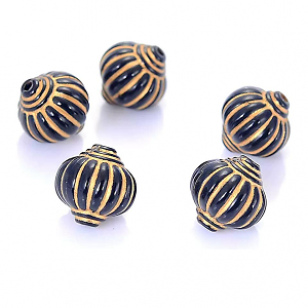 Acryl Kraal Pompoen 14mm