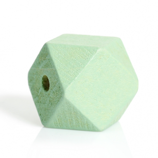 Houten Kraal Kubus 20mm Groen