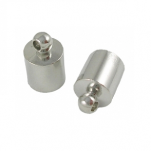 Eindkap Verzilverde 7mm