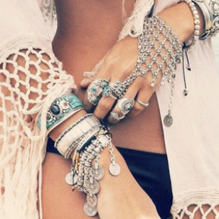 Armband Gypsy met Ring 