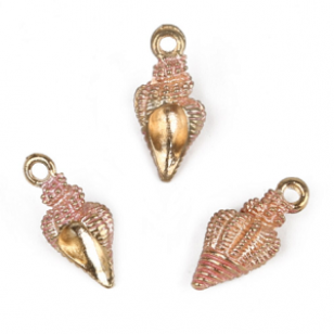 Schelp Emaille Bedel 20x10mm