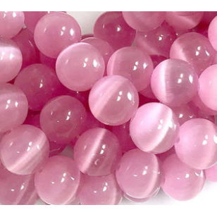 Kralen Cateye 6mm Pink 68x