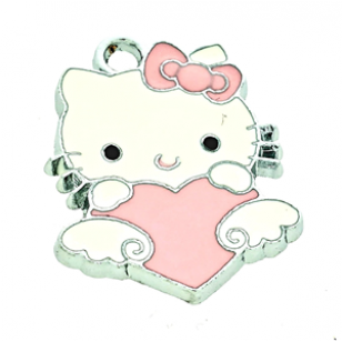 Bedel Rvs Poesje met Hart