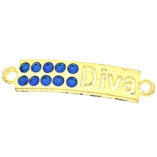 Tussenstuk Goud Diva 10x