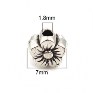 Kraal Spacer Bloem 7mm 5x