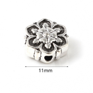 Kraal Bloem Metaal 11x11mm