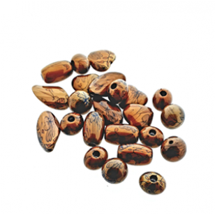 Kralen Acryl Set Bruin gemengd