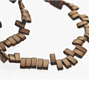 Kralen Hematiet Goud Brons 2 Gaten