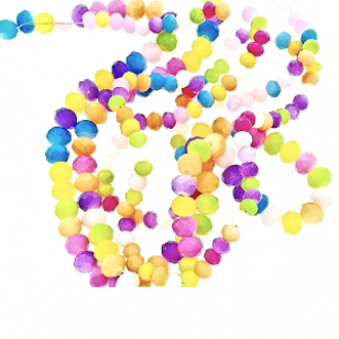 Glas Kralen Facet Fluor 4x3mm