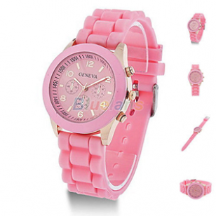 Horloge Siliconen Band Geneva