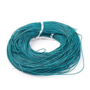 Leer Koord 1mm Teal p meter