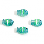 Kraal Lampwork Vis Groen