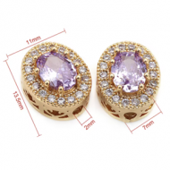 Kraal 18K Zirkonia Purple