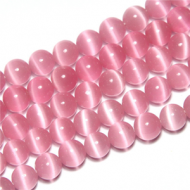 Kralen Cateye 6mm Pink 68x