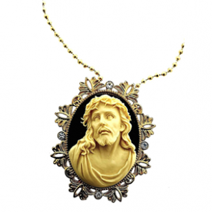 Ketting met Medaillon Jezus 3D Ketting met Medaillon Jezus 3D