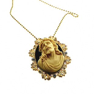 Ketting met Medaillon Jezus 3D Ketting met Medaillon Jezus 3D