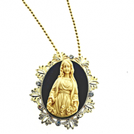 Ketting Medaillon Maria 3D