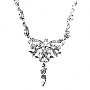 Collier bezet Swarovski  Kristal