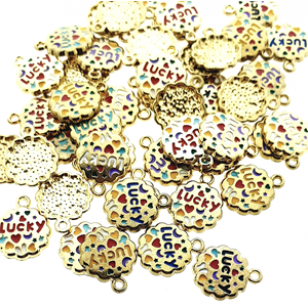 Bedel 14K Lucky 16x13mm