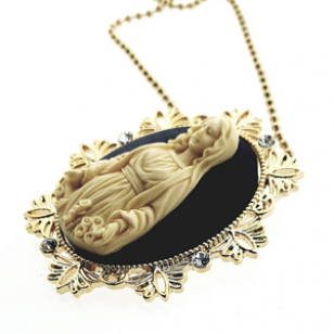 Ketting Medaillon Maria 3D