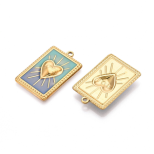 Bedel Hanger Hart Rvs Turquoise