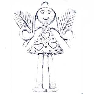 Bedel Groot 80x55mm Engel