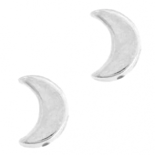 Kraal Maan 11x8mm Zilver