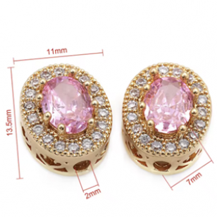 Kraal 18K Zirkonia Pink