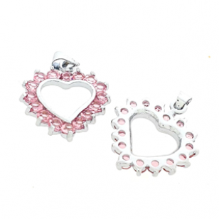 Bedel Hart Crystal Rvs15mm