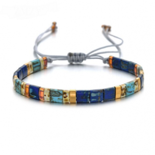 Armband Miyuki Blauw
