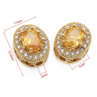 Kraal 18K Zirkonia Yellow
