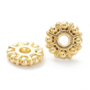 Kraal Goud 18K Plated 8mm 10x