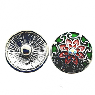 Druk Knoop Emaille Mandela