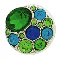 Druk Knoop 20mm Crystal 